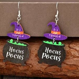 Hand crafted halloween dangle earrings